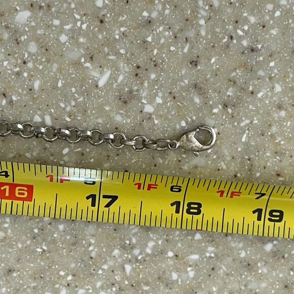 Silvertone and Turquoise Necklace, Bracelet, & Earring Set - Picture 6 of 8